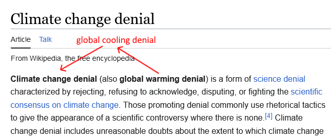 climate change denial